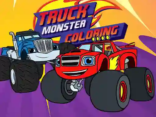 Gioco Truck Monster Coloring in linea