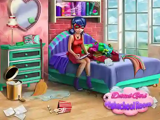 Gioco Dotted Girl: Highschool room in linea