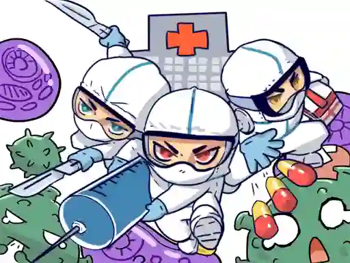 Gioco Against Coronavirus Puzzle in linea