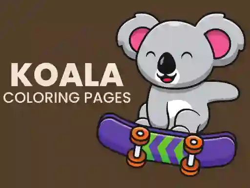 Gioco Koala Coloring Pages in linea