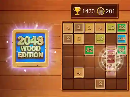Gioco 2048 Wooden Edition in linea