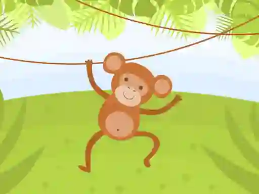 Gioco Funny Monkeys Coloring in linea