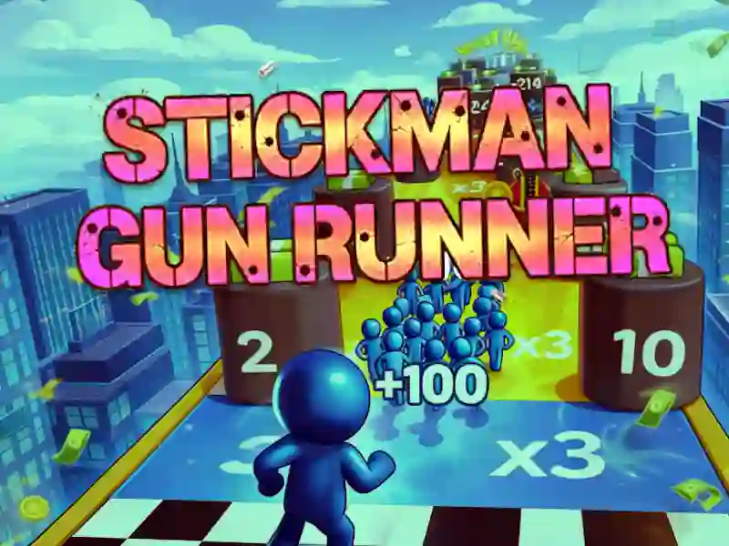 Gioco Stickman Gun Runner in linea