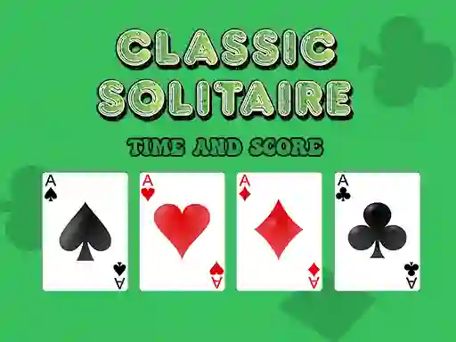 Gioco Classic Solitaire: Time and Score in linea