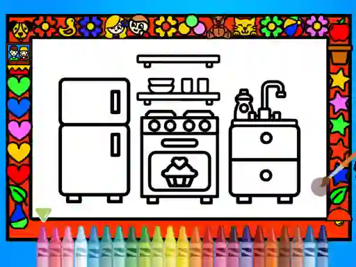 Gioco Color and Decorate Rooms in linea