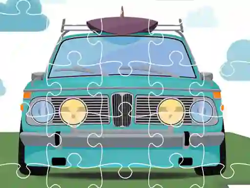 Gioco Retro Cars Jigsaw in linea