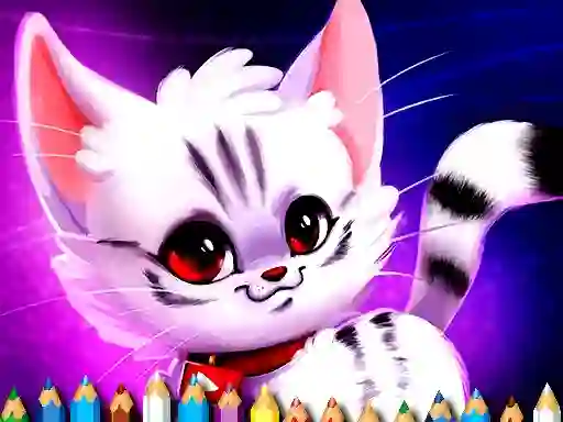 Gioco Cute Kitty Coloring in linea