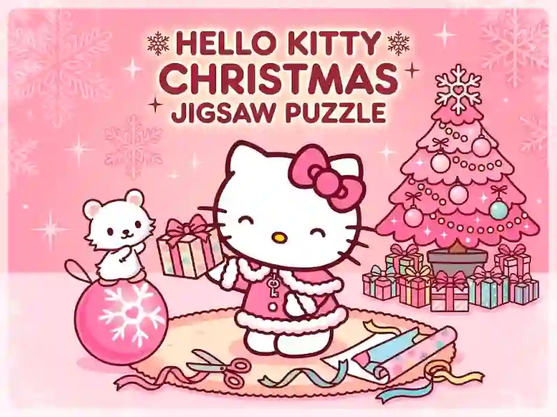 Gioco Hello Kitty Christmas Jigsaw Puzzle in linea