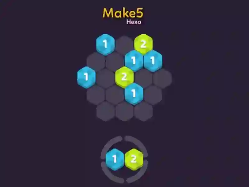 Gioco Make 5 Hexa in linea
