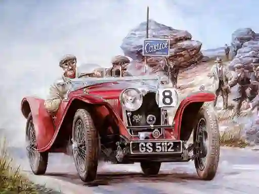 Gioco Vintage Cars Puzzle in linea