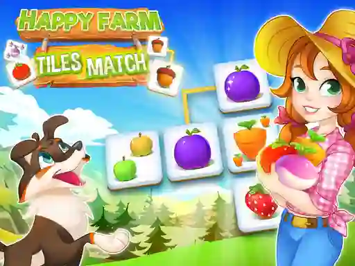 Gioco Happy Farm Tiles Match in linea