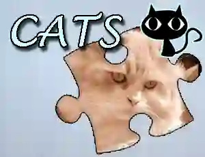 Gioco Jigsaw Puzzle: Cats in linea