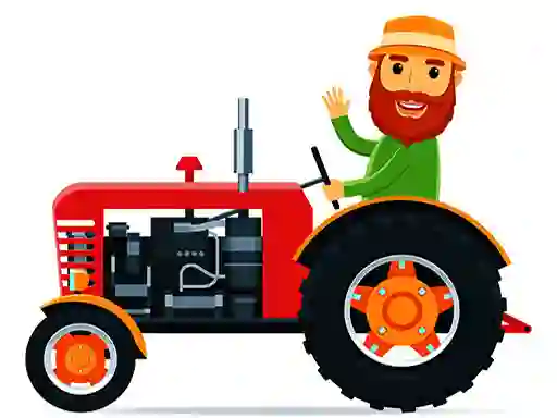 Gioco Cartoon Farm Traktors in linea