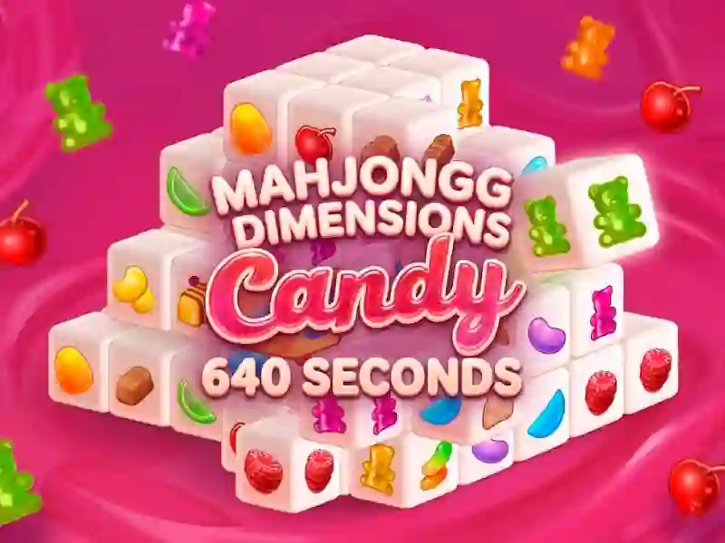 Gioco Mahjongg Dimensions Candy 640 seconds in linea