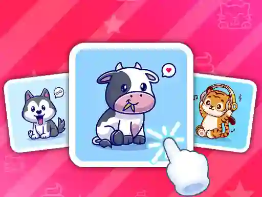 Gioco Cute Animal Cards in linea