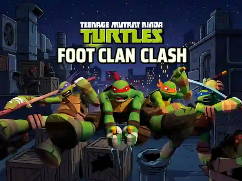 Gioco Teenage Mutant Ninja Turtles Foot Clan Clash in linea
