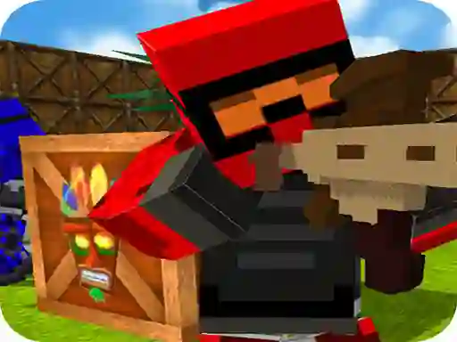 Gioco Blocky Gun Paintball 2 in linea