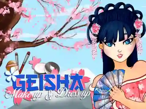 Gioco Geisha make up and dress up in linea