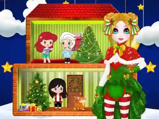 Gioco Christmas Puppet Princess House in linea