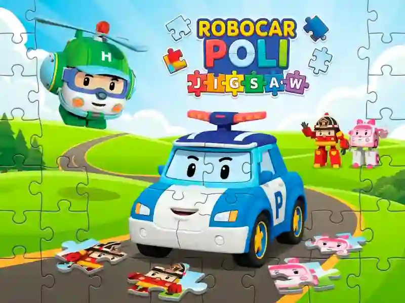 Gioco Robocar Poli Jigsaw in linea