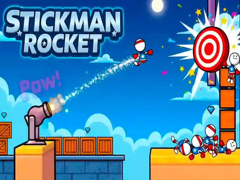 Gioco Stickman Rocket in linea
