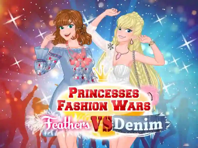 Gioco Princesses Fashion Wars Feathers VS Denim in linea
