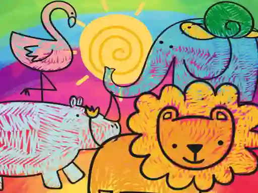Gioco Little Animals Coloring in linea