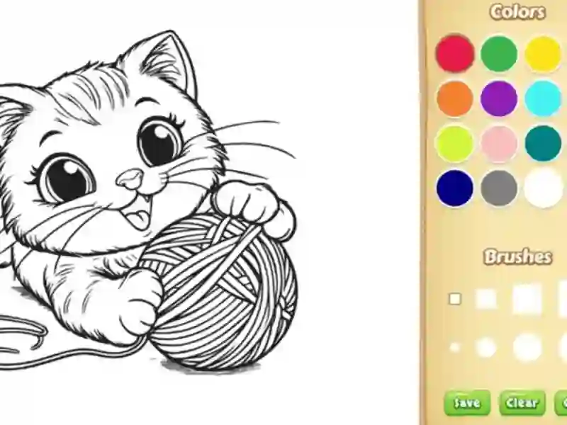 Gioco Cat Coloring Book in linea