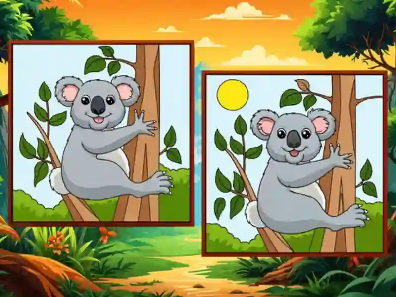 Gioco Animal: Find The Differences in linea