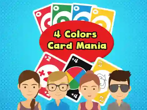 Gioco 4 Colors Card Mania in linea