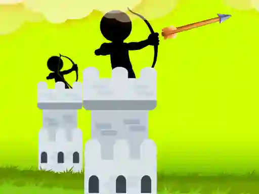 Gioco Stickman Archer Castle in linea