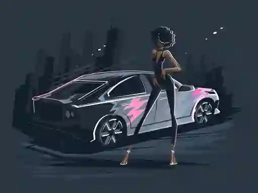 Gioco Old and New Cars Coloring in linea