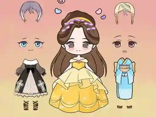 Gioco Vivi Doll Dress Up in linea