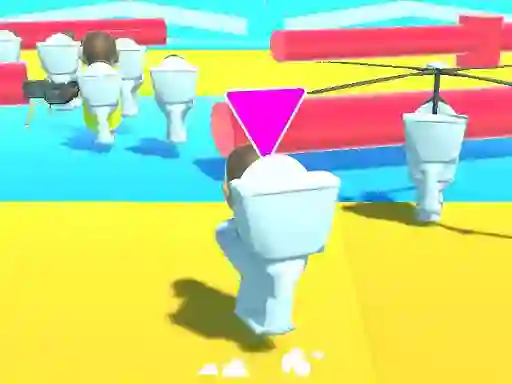 Gioco Fall Boys Skibidi Toilet in linea