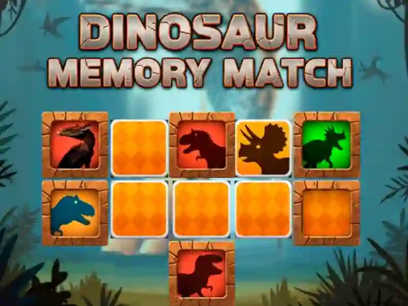 Gioco Dinosaur Memory Match in linea