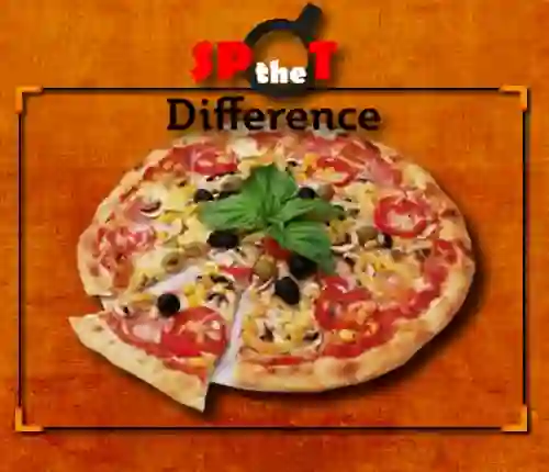 Gioco Pizza Spot The Difference in linea