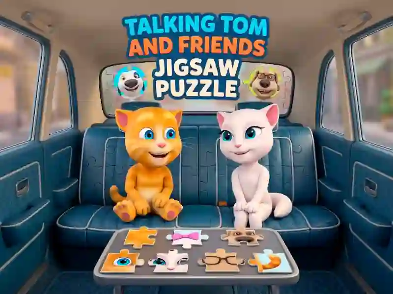 Gioco Talking Tom and Friends Jigsaw Puzzle in linea