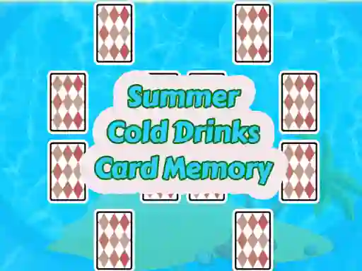 Gioco Summer Cold Drinks Card Memory in linea