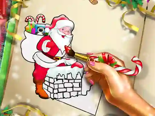 Gioco Santa Christmas Coloring in linea