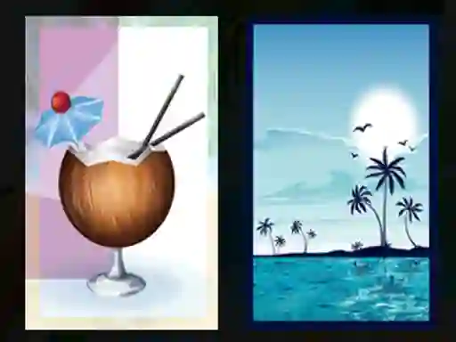 Gioco Beach Cocktails Memory in linea