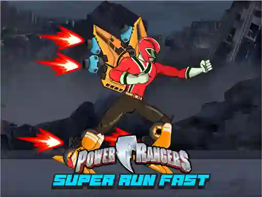 Gioco Power Rangers Super Run Fast in linea