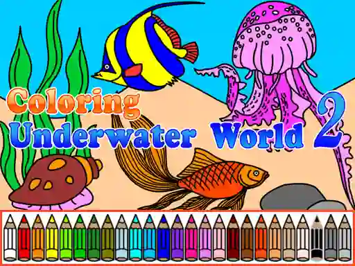 Gioco Сoloring Underwater World 2 in linea
