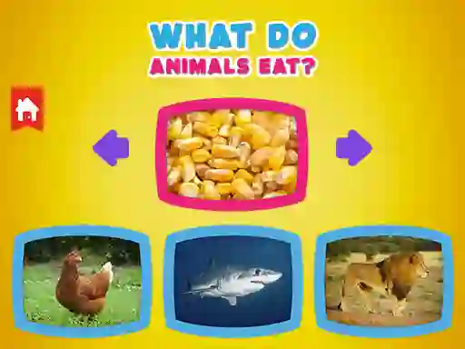 Gioco What Do Animals Eat? in linea