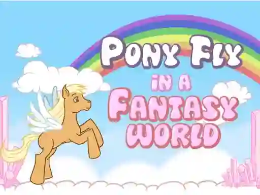 Gioco Pony fly in a fantasy world in linea