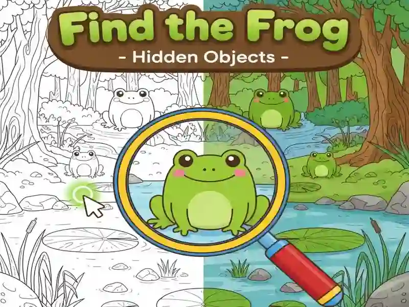 Gioco Find the Frog Hidden Objects in linea