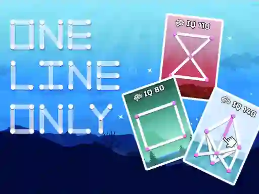 Gioco One Line Only Dot To Dot in linea