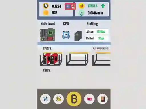 Gioco Bitcoin Clicker in linea