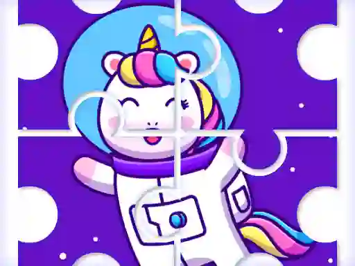 Gioco Cute Rainbow Unicorn Puzzles in linea