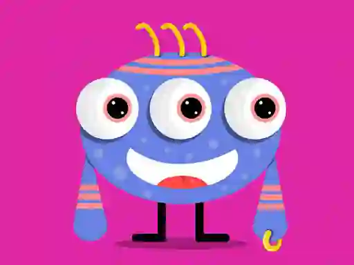 Gioco Cute Little Monsters Memory in linea