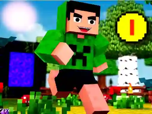 Gioco Block Craft Jumping in linea